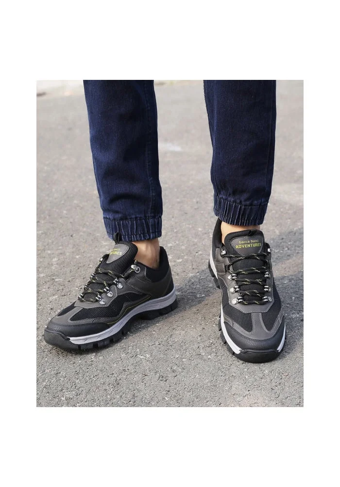 Bacca Bucci Grey Osprey Waterproof Trail and Hiking Shoes for Men | Best Price UAE